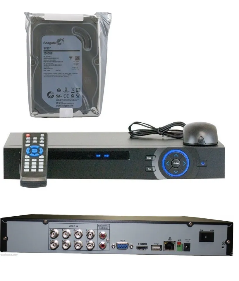 HD-CVI Tribrid 8CH DVR 1080P/960H/IP 1080P Dahua OEM HCVR5108H-S3 with 2TB HDD (image for) HD-CVI Tribrid 8CH DVR 1080P/960H/IP 1080P Dahua OEM HCVR5108H-S3 with 2TB HDD